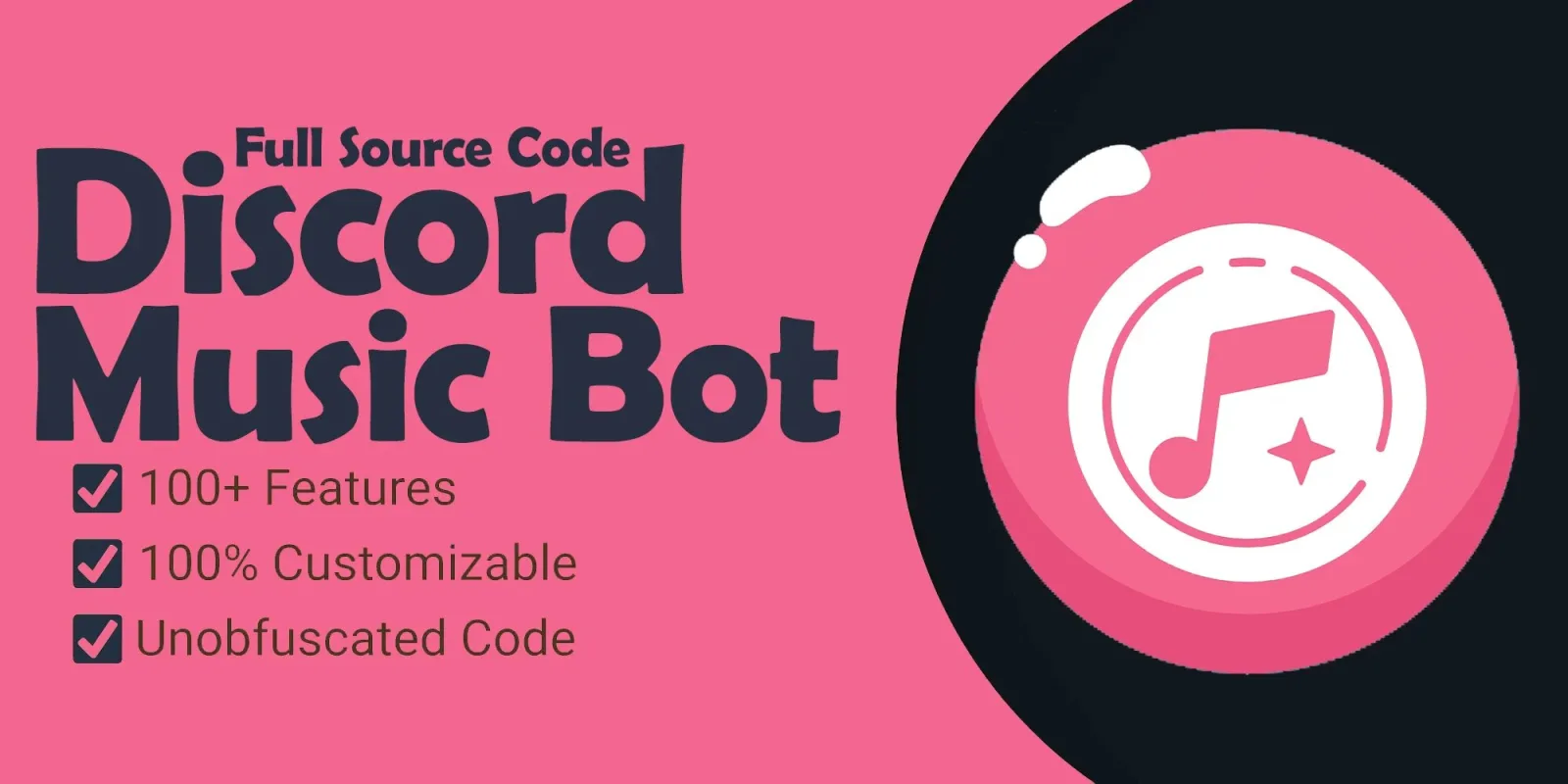 Discord Music Bot With Dashboard Player
