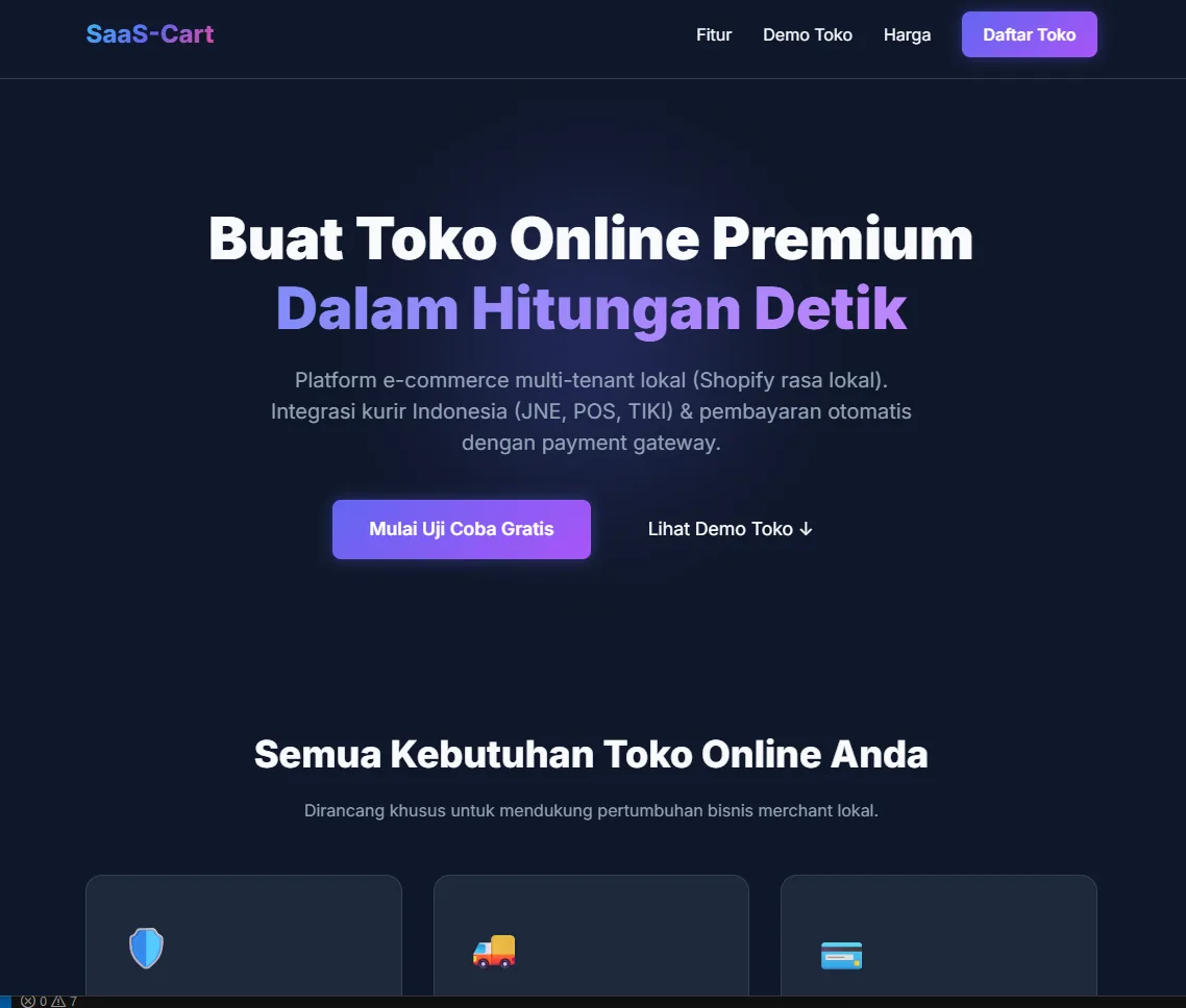 Multi-Tenant E-Commerce Platform
