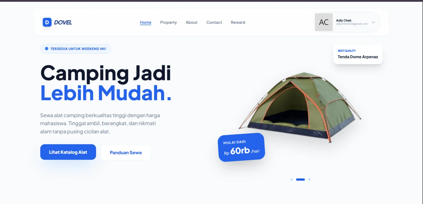 Sewa Alat Camping